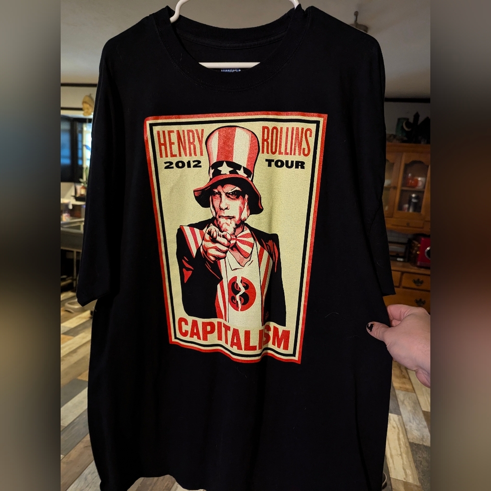 Henry Rollins 2012 tour t-shirt